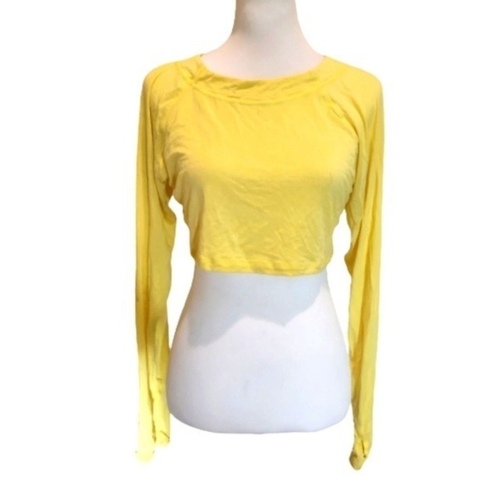 Bloq long‎ sleeve crop top